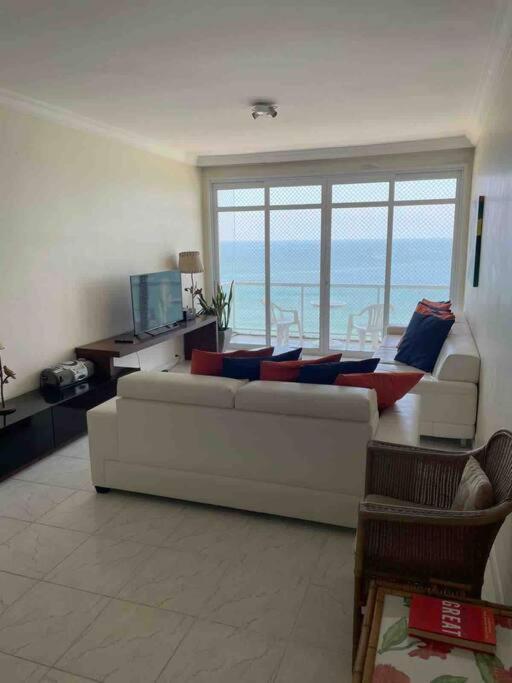 Hermoso Dpto Con Vista Frontal Al Mar Pitangueiras 과루자 외부 사진
