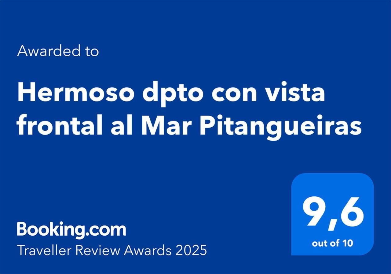 Hermoso Dpto Con Vista Frontal Al Mar Pitangueiras 과루자 외부 사진